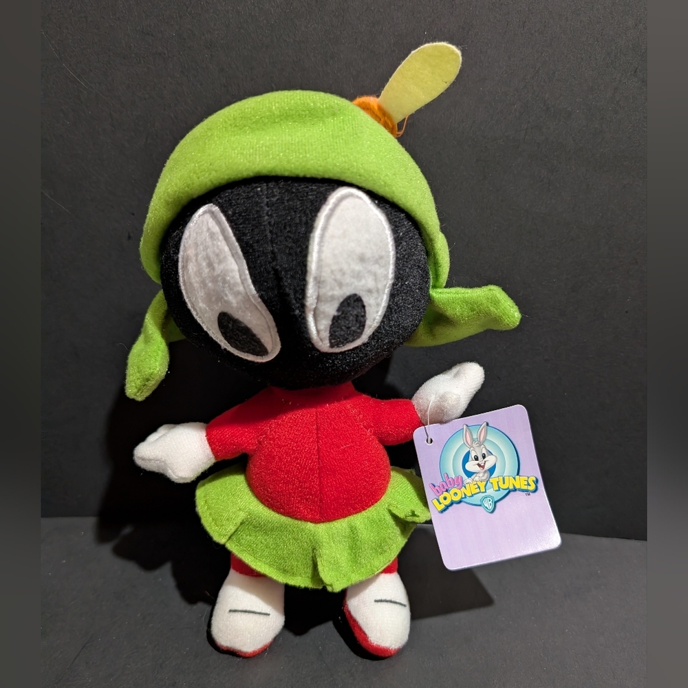 Marvin The Martian Plush Doll Baby Looney Tunes 7" Warner Brothers